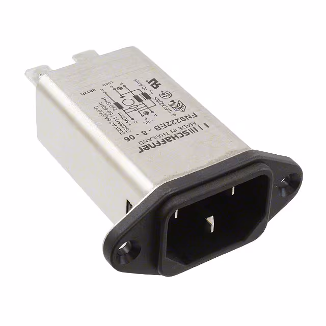 FN9222EB-8-06 Schaffner EMC Inc.  Módulos de entrada de energía (PEM)